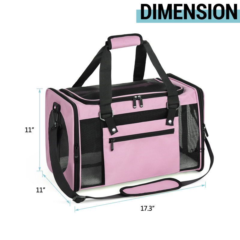 Sac de transport pour animaux Bailey-Shay, Rose