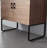 Keena 36'' Natural Wood Veneer plywood Single Bathroom Vanity with Engineered Quartz Top-1806329040
