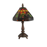 Meyda Tiffany & Stained Glass Metal Table Lamp