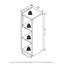 Albain 111.71cm H x 40.31cm W Bookcase