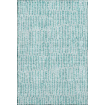 Premium Machine Washable Addington Teal Rug