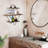 Alaina 3 Piece Diamond Wood Floating Shelf