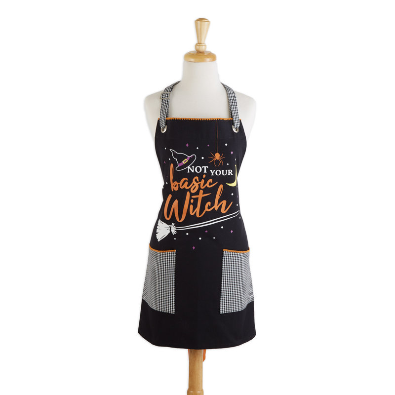Tablier d'Halloween sans motif bavoir