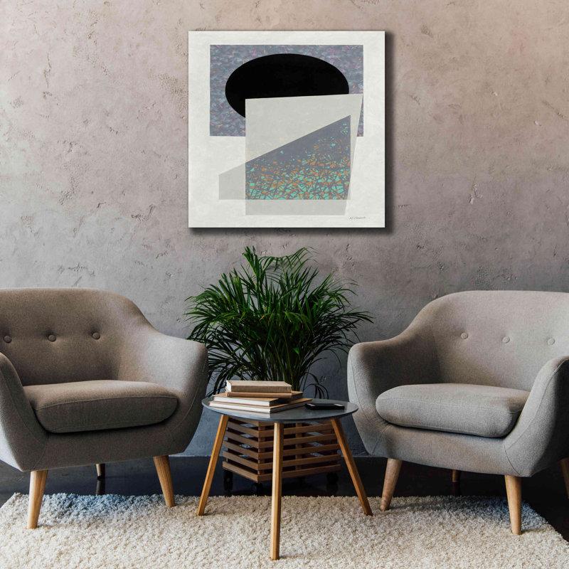  «Full Moon I V2» par Mike Schick, estampe numérique sur toile, 37 po x 37 po, H 37 po x l 37 po x P 1,5 po 