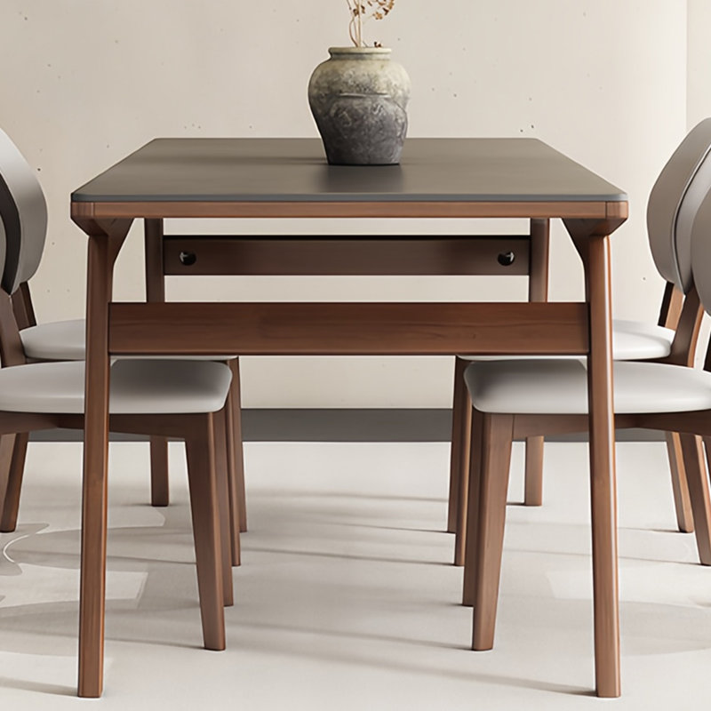 Table et chaise de salle à manger moderne et simple, H 29,5 po x L 70,8 po x l 35,4 po