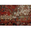 Tapis traditionnel rétro à motif géométrique de teinture végétale 7 x 9