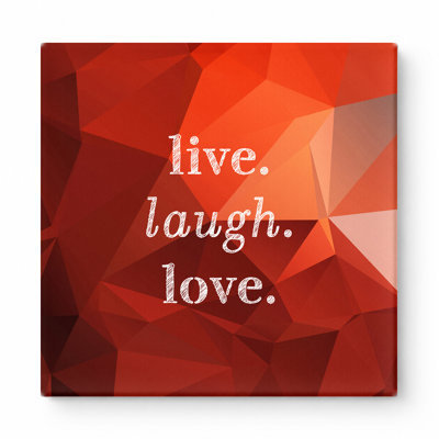 Live. Laugh. Love — Soft Watercolor Wash Canvas Wall Art