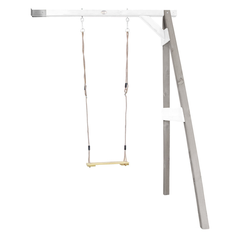 AXI Hemlock Swing Set with 1 Swing(s), Grey/White