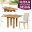 4 - Person Solid Oak Dining Set