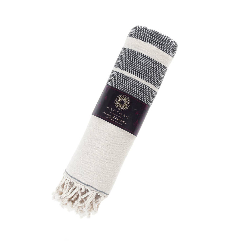 Serviette de bain Kafthan Bianca I - Séchage rapide et léger, Bleu