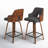 Saltram Upholstered Bar & Counter Stool with Square Footrest (Set of 2)-88309808-88309809-90140856