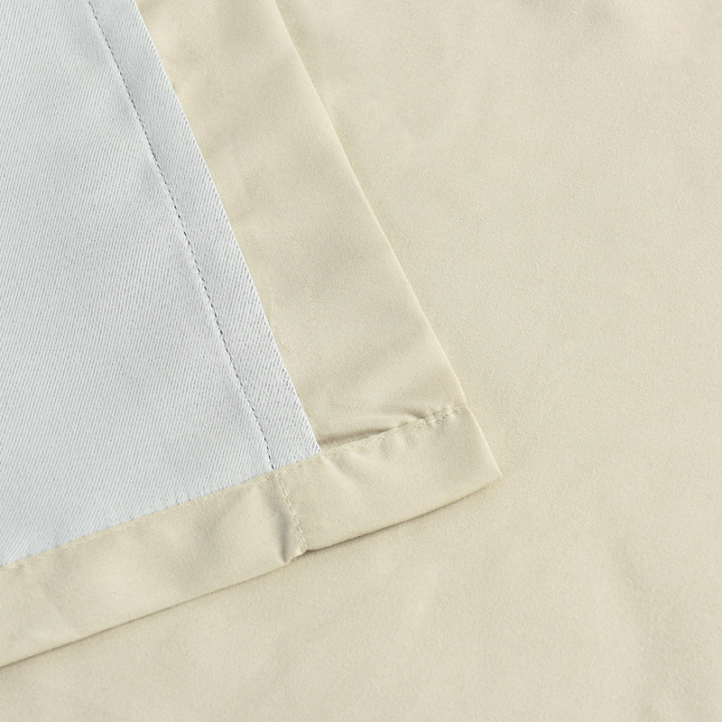 Room Darkening Curtain Pair, 54"W x 84"L, Camel