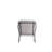 Adore Decor Odile 27''W Accent Chair with Padded Seat Cushion and Metal Leg Base,Gray-26127404