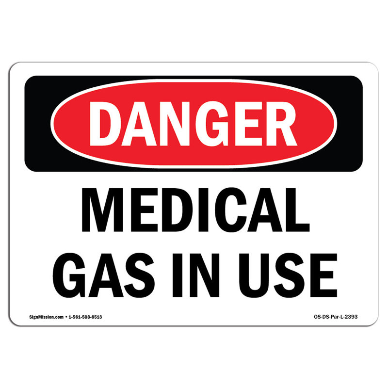 Plaque médicale en aluminium 12 po x 18 po, H 18 po x l 24 po x P 0,1 po