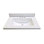 Plateau de meuble-lavabo simple 25 po Cultured Marble