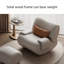 Chaise berçante en similicuir-101890842