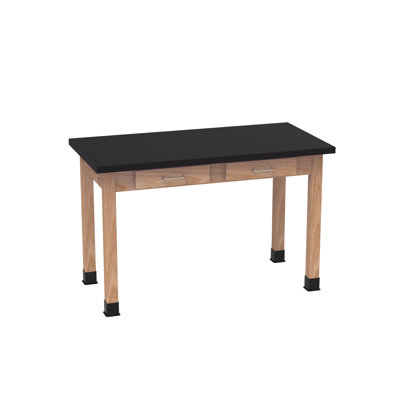 PerpetuLab Drawer Apron Table Series with Various Top and Size Options