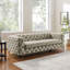 Ghaleb 237Cm Velvet Square Arms Sofa-639926100-639926111