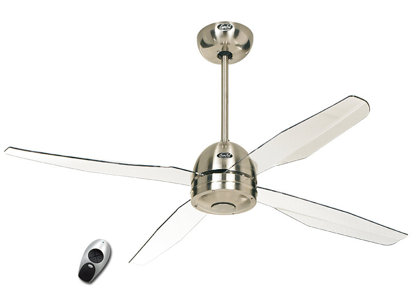 Chrisman 132cm Ceiling Fan, Brushed Chrome