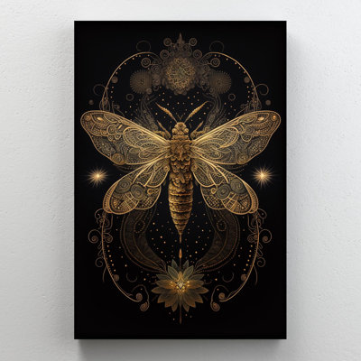 «Daisies And Firefly», impression sur toile tendue
