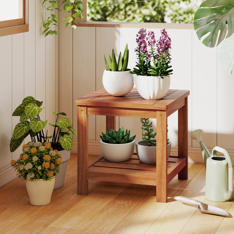Square Outdoor Side Table , 45cm cm W 45cm cm D