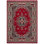 Tapis rouge bordeaux à motif oriental Modena