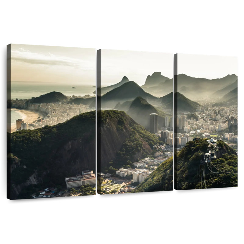 Sebbie Mountain Civilization, 48" H x 74" W
