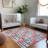 Premium Machine Washable Cerrito AMF204 Pink Rug-109613176