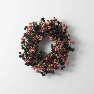 Thanksgiving Faux Berry Silk Wreath