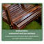 Chaise berçante moderne en bois massif