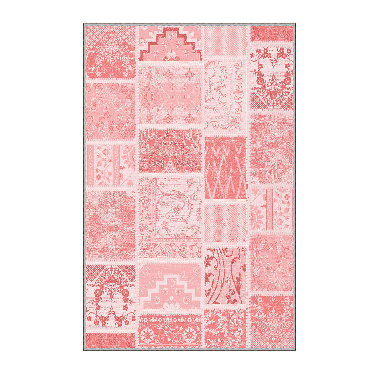 East Urban Home Chronister Pink/Red Rug - Wayfair Canada