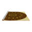 Tapis jaune tissé à la machine-68725758