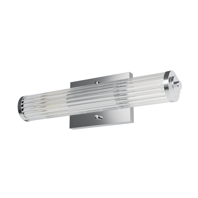 2 - Light Dimmable Vanity Light, Chrome