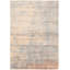 Tapis unique en viscose noué à la main bleu clair des années 2010 de 4 pi 11 po x 7 pi 1 po Momsen