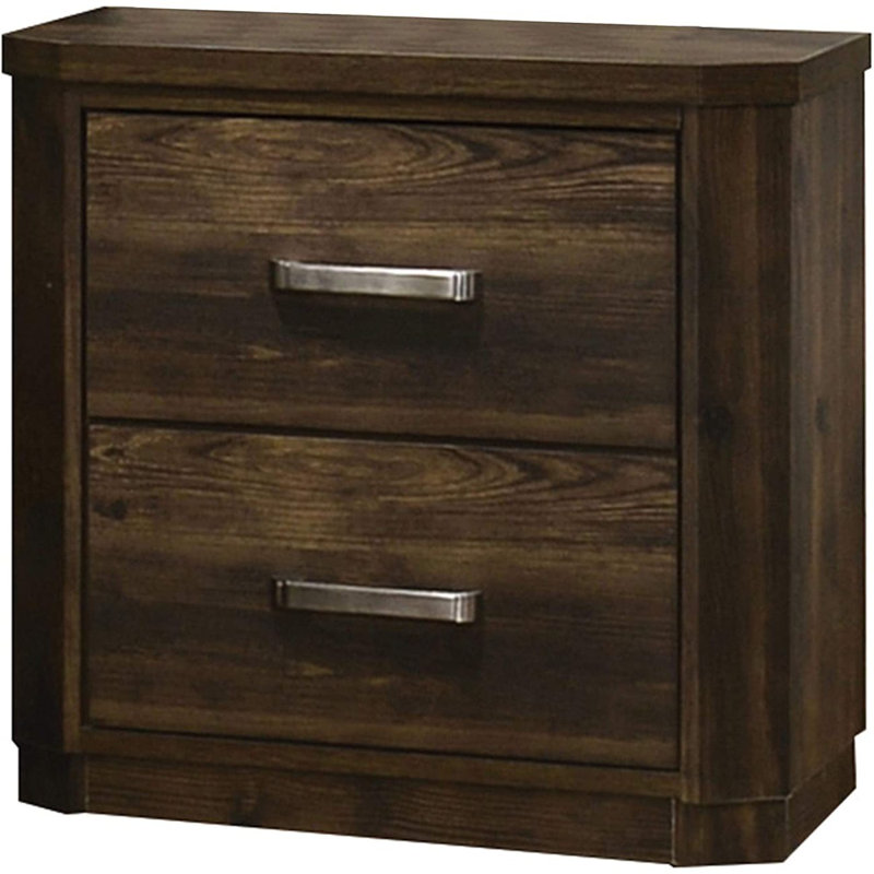 Table de chevet en bois Herminda