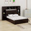 Lit en bois avec armoire tout-en-un, tablette et douilles, tiroirs-114264926
