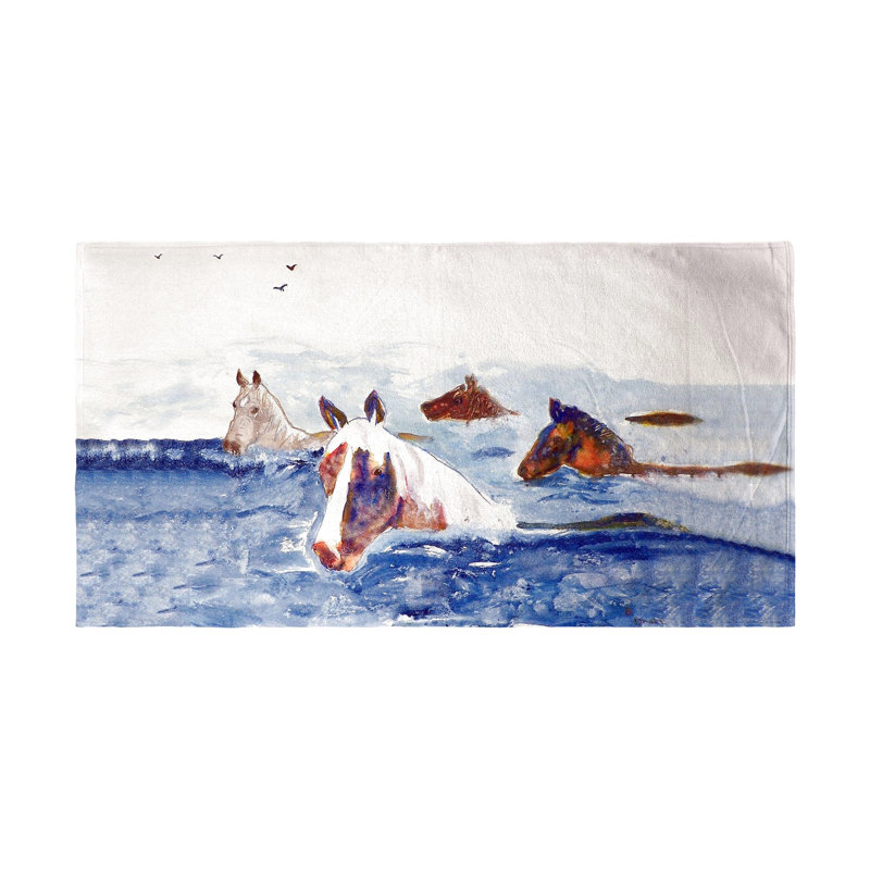 Serviette de plage chincoteague ponies Rieth