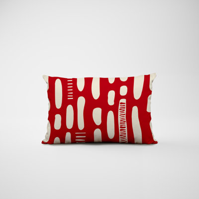 Polyester / Mélange de polyester Housse de coussin rectangulaire intérieure / extérieure lombaire et insert