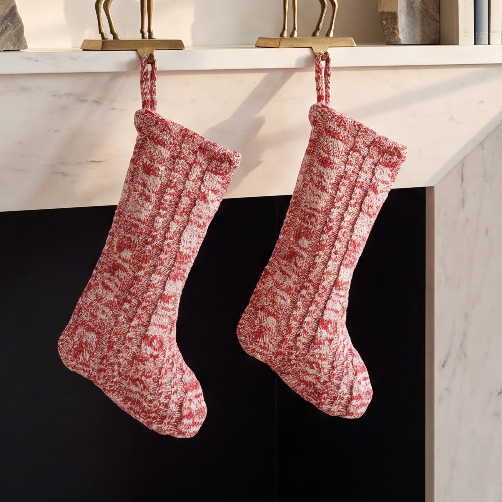 Mélange Knit Stocking