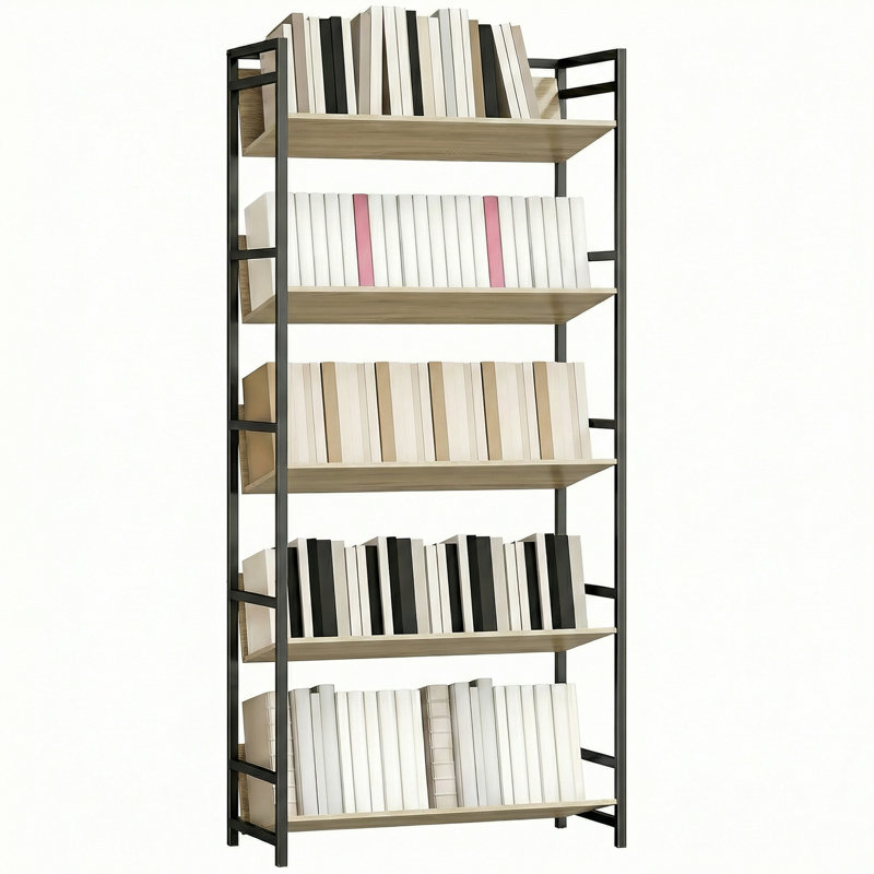 174cm H x 80cm W Steel Bookcase, White
