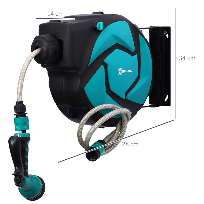 Plastic Wall Hose Reel, 10m