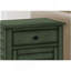Table d'appoint, table de chevet, tiroir de rangement, bout, table d'appoint, chambre à coucher, lampe, rangement, placage vert antique, transitionnel-1518905368