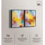Ensemble d'art abstrait moderne « Pastel Play I & III » sur toile, par Art Remedy, cadre noir, 10 x 15-1687893241-1687893229