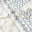 Housse de couette en chenille de coton très grand / très petit - motifs géométriques, revers uni, chenille imprimée chaleureuse et confortable, inspirée,-120944943-120944945