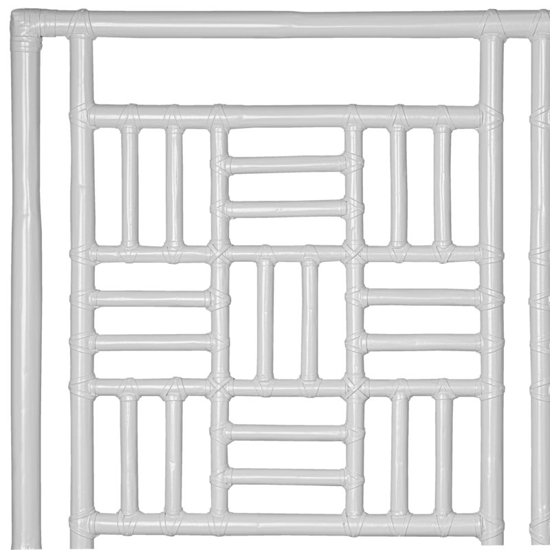 Finn Queen Bed, Pool Blue, King, White