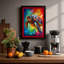 Turtle in Colour Modern 1 Piece Single Picture Frame Wall Art-136695474-136695476