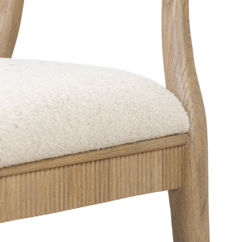 Burkhart Dining Chair-Palermo Cigar, Charter Oatmeal
