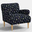Fauteuil Bristol Ditsy Dahlia bourgogne-139336517-139336514