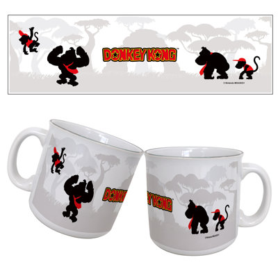 Nintendo - DK & Diddy - silhou 20oz. Camper Mug