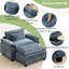 Canapé simple avec repose-pieds de 53 po Adonia Arale-741697415